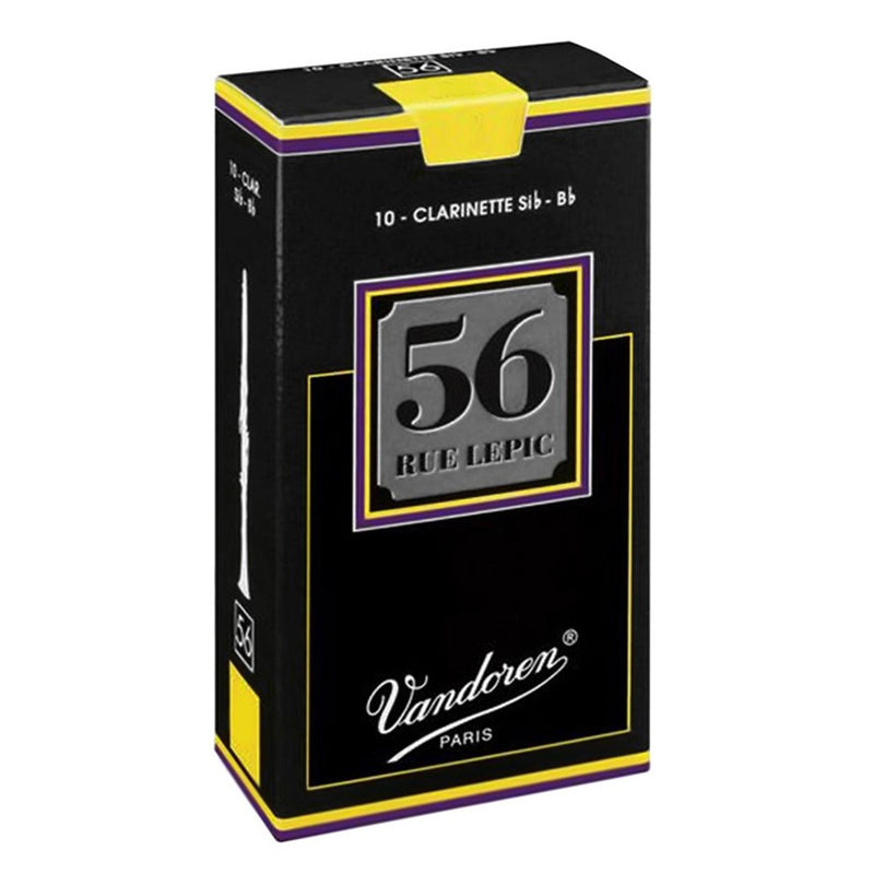 Vandoren 56 Rue Lepic Bb Clarinet Reeds, Box of 10 - ALL STRENGTHS