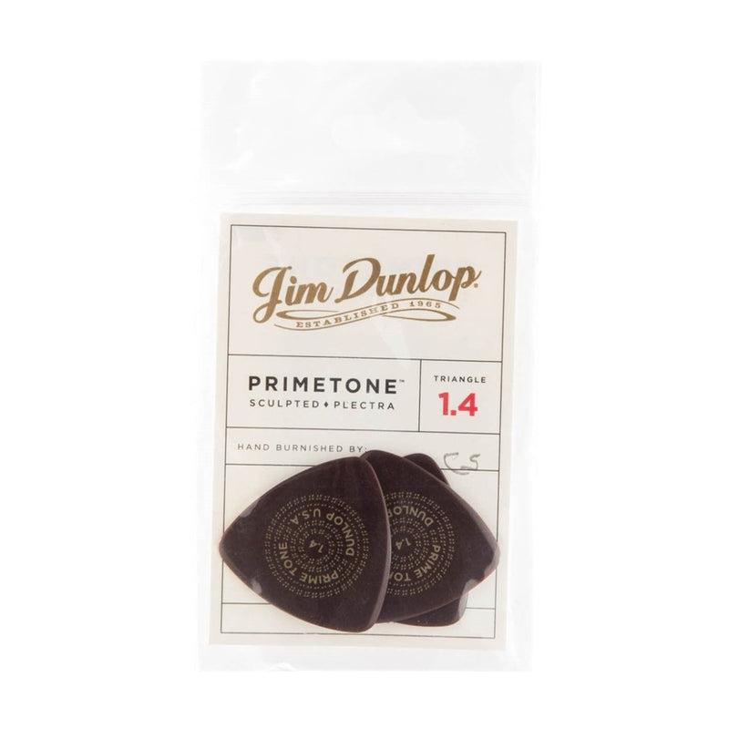 Dunlop Primetone 513P1.4 Sculpted Plectra 1.4mm - Triangle 3 Pack