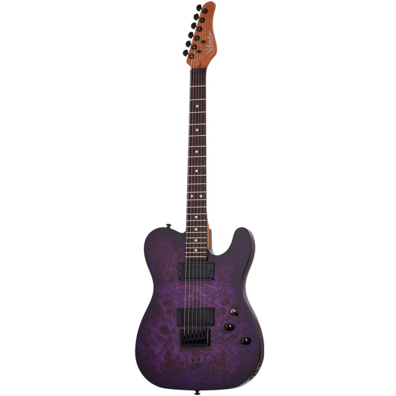 Schecter PT Standard Electric Guitar - Purple Burst Burl