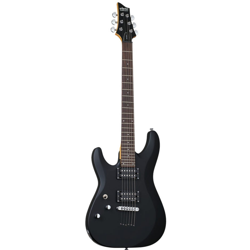 Schecter C-6 Deluxe Left Handed Electric Guitar - Satin Black