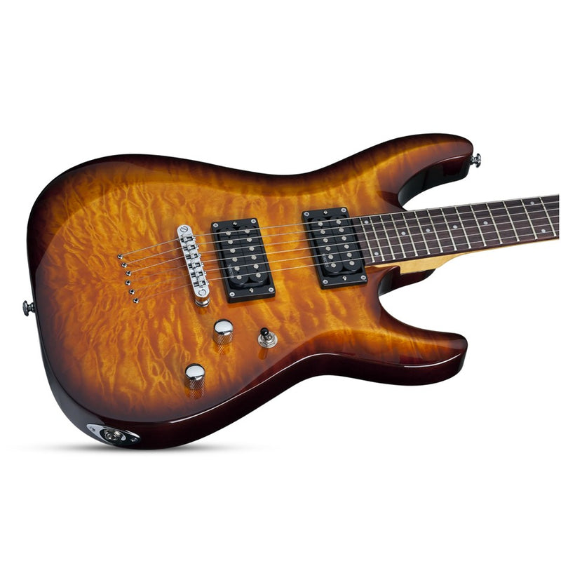 Schecter C-6 Plus Electric Guitar - Vintage Sunburst