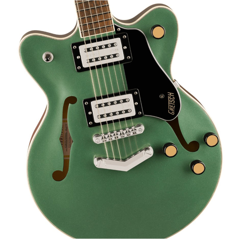 Gretsch G2655 Streamliner Center Block Jr. Double Cut w/ V-Stoptail - Steel Olive
