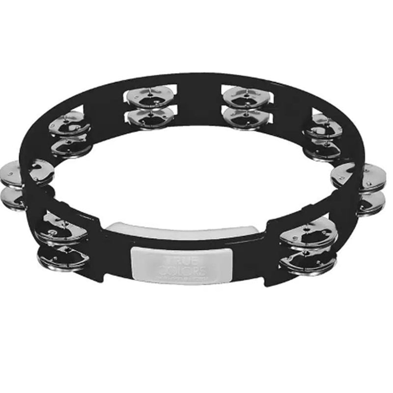 Rhythm Tech TC4010 True Colours 10" Tambourine - Black