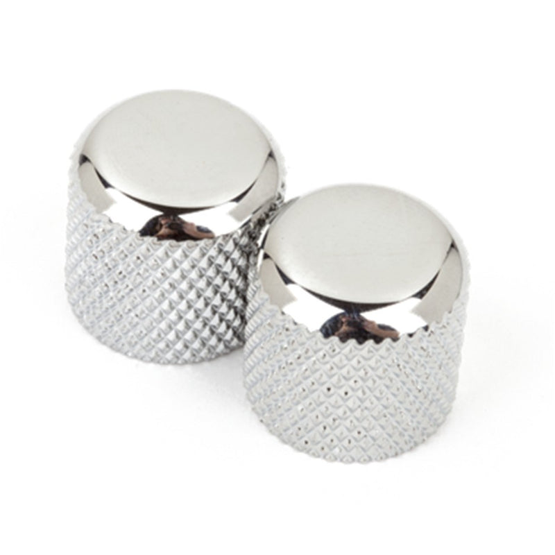 Fender Telecaster / Precision Bass Dome Knobs Pack of 2 - Chrome