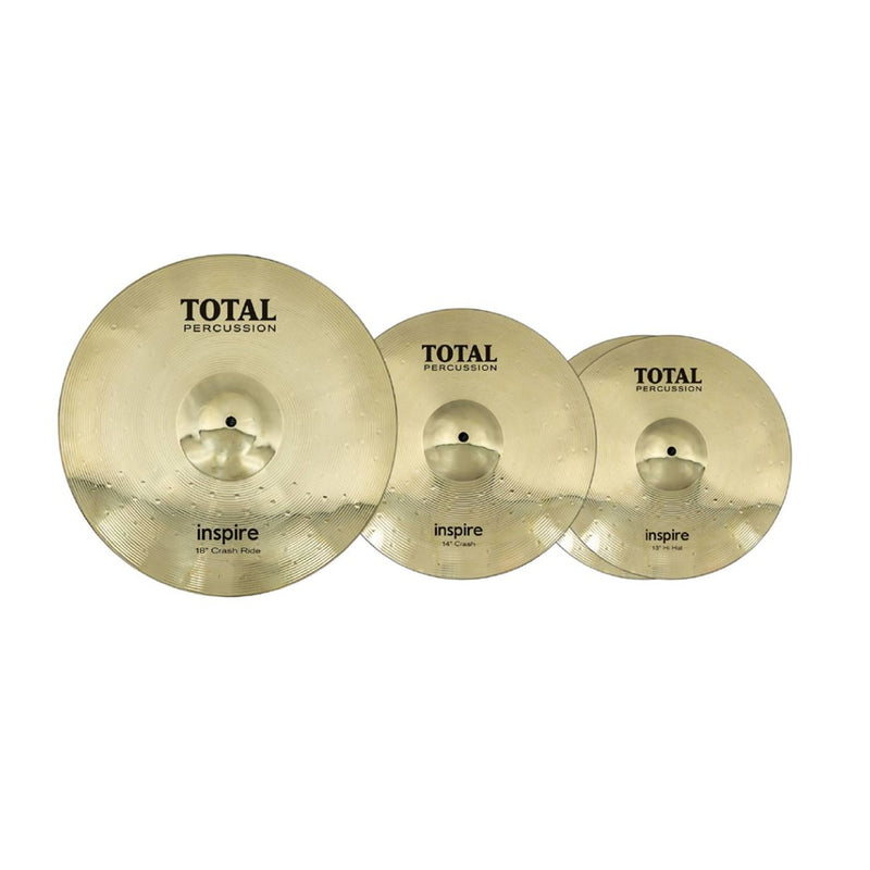 Total Percussion TPI50 Inspire Brass Cymbal Set 14/16/20