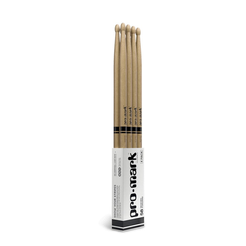 *PROMO* Promark Classic Forward 5B Hickory Drum Sticks 4-Pack