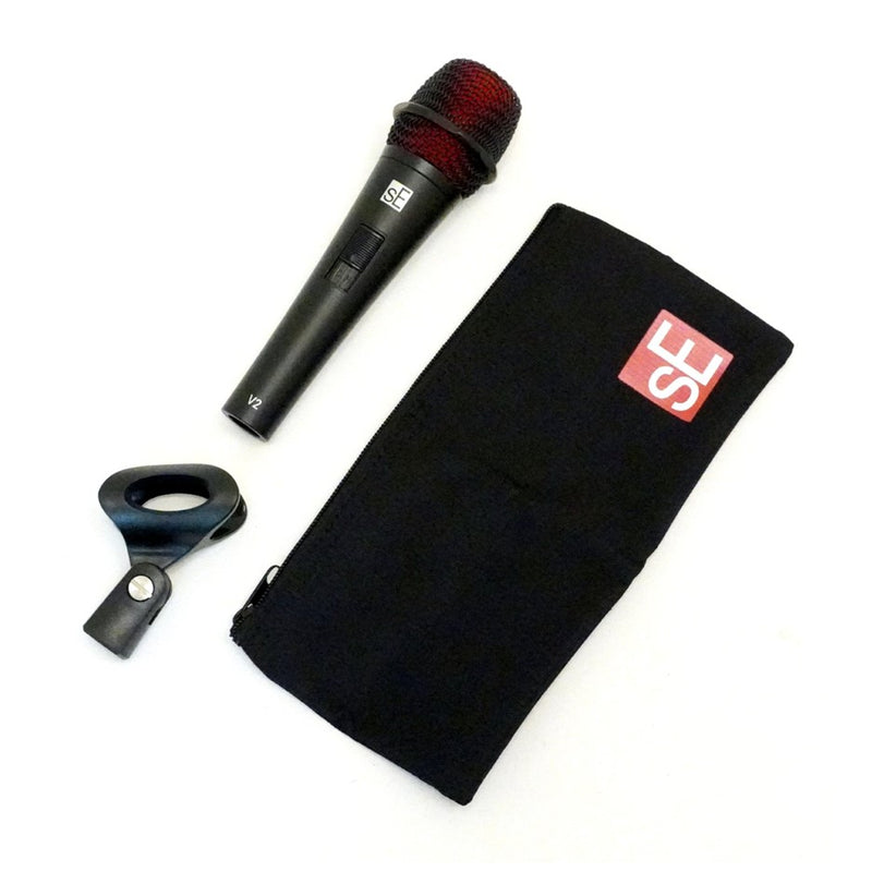 sE Electronics V2 Supercardioid Dynamic Vocal Microphone w/ Switch