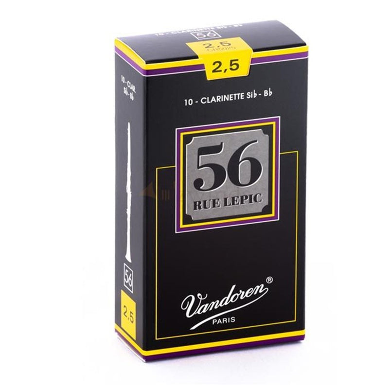 Vandoren 56 Rue Lepic Bb Clarinet Reeds, Box of 10 - ALL STRENGTHS