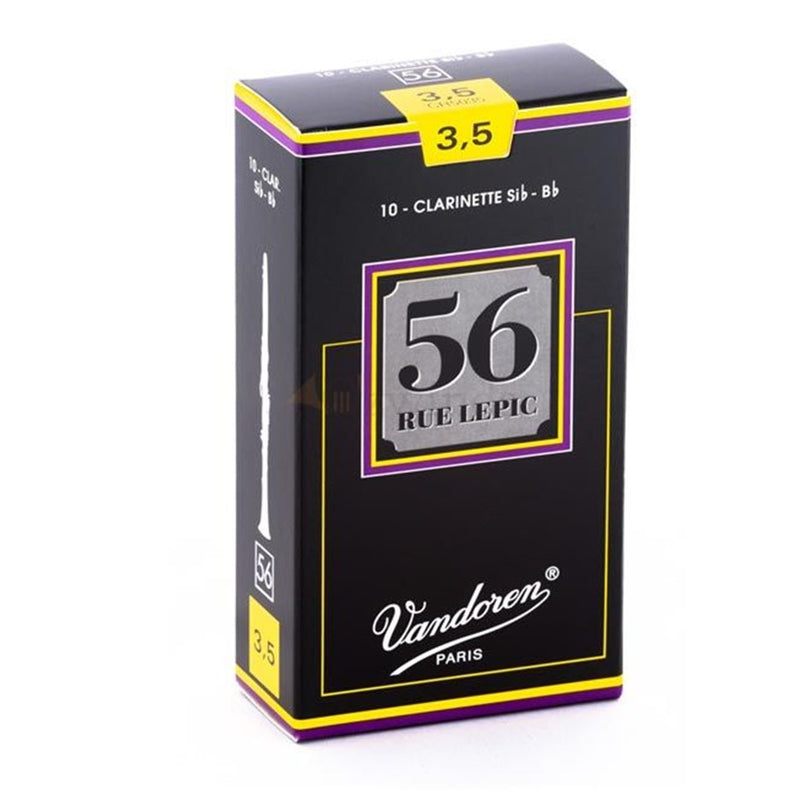 Vandoren 56 Rue Lepic Bb Clarinet Reeds, Box of 10 - ALL STRENGTHS