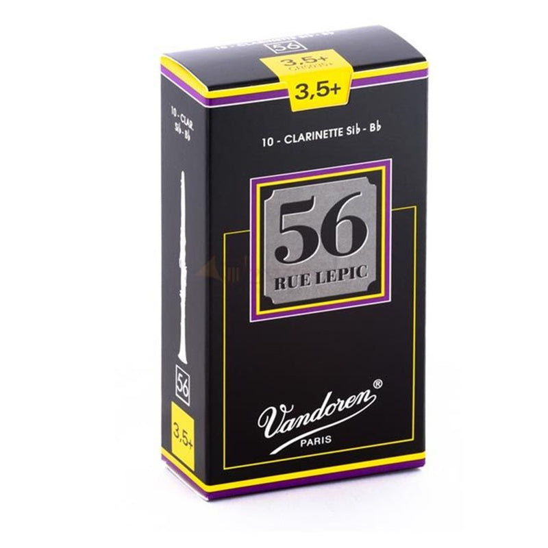 Vandoren 56 Rue Lepic Bb Clarinet Reeds, Box of 10 - ALL STRENGTHS