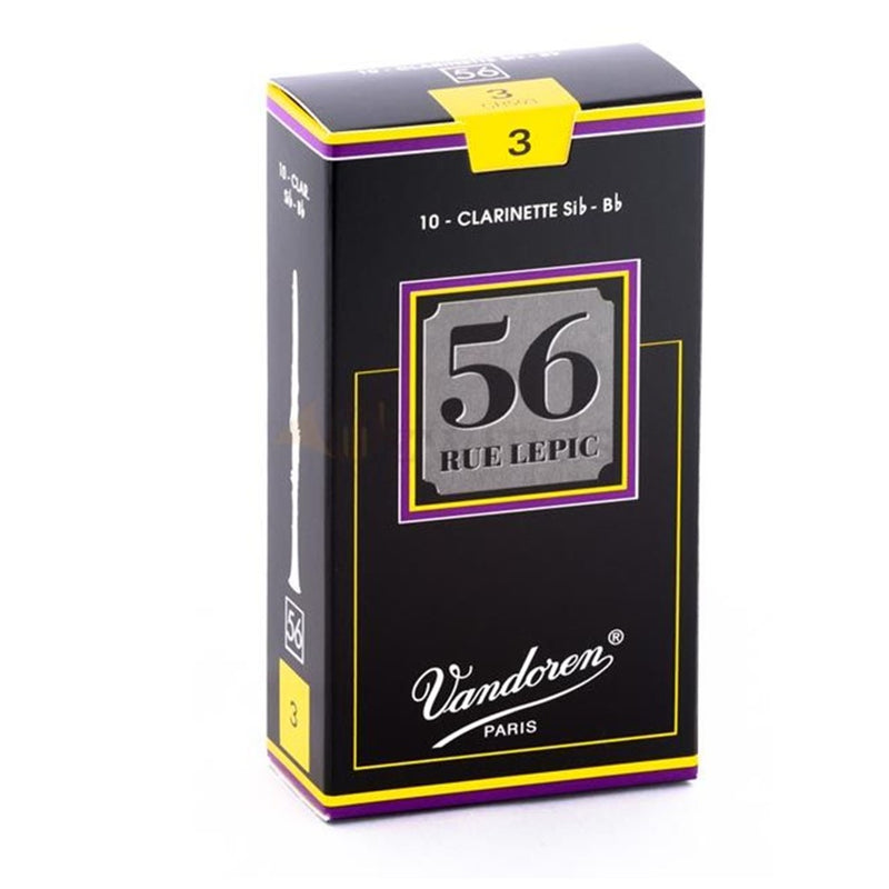 Vandoren 56 Rue Lepic Bb Clarinet Reeds, Box of 10 - ALL STRENGTHS