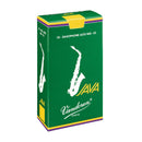 Vandoren Java Green Alto Saxophone Reeds, Box of 10 - Grade 2.0