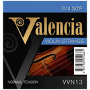 Valencia VVN34 Violin String Set - 3/4 Size