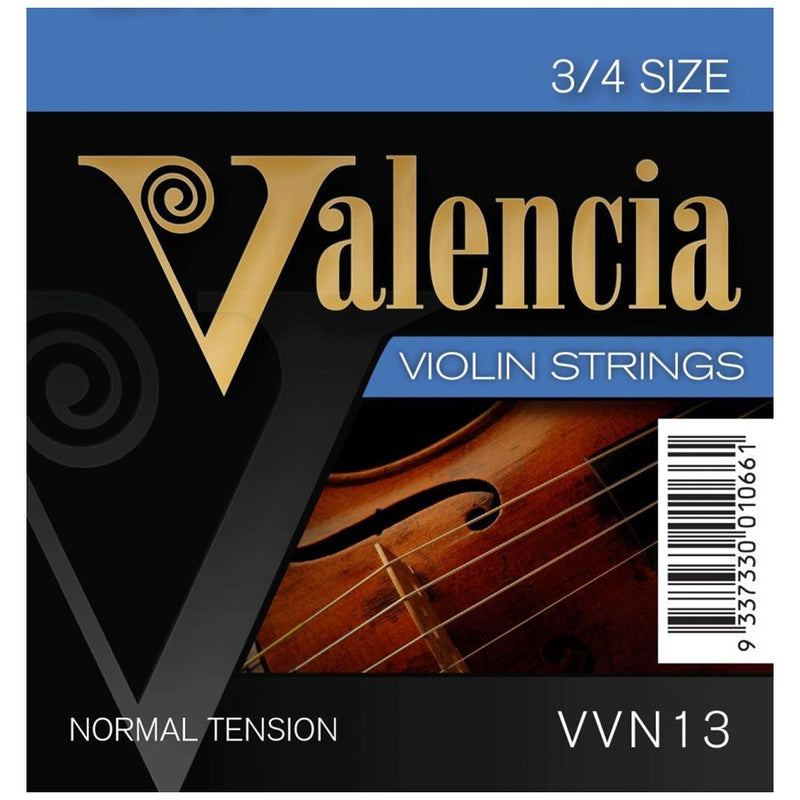 Valencia VVN34 Violin String Set - 3/4 Size