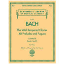 The Well-Tempered Clavier for Piano - Complete 48 Preludes and Fugues