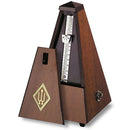 Wittner 855131 Maelzel Metronome w/ Bell, Plastic - Walnut Finish