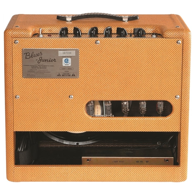 Fender Blues Junior Guitar Amp Combo 15 Watts w/ 1x12 Jensen Speaker - Lacquered Tweed