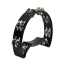 Half Moon Shape Tambourine - Black