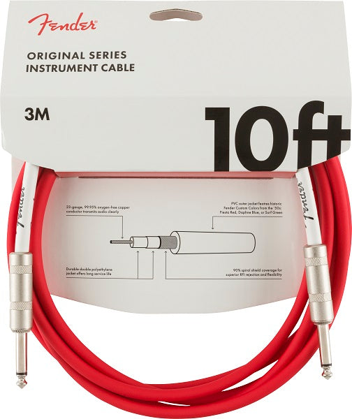 Fender Original Series Instrument Cable 10' Red