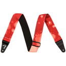 Fender Tie Dye Acid Wash Strap - Red
