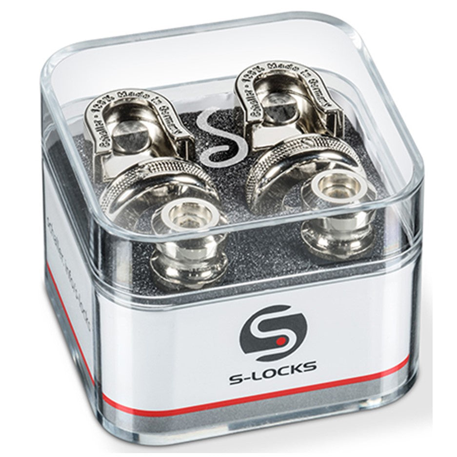 Schaller S-Lock Strap Locks (pr) - Nickel
