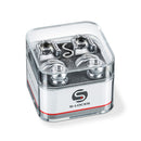 Schaller S-Lock Strap Locks (pr) - Satin Chrome