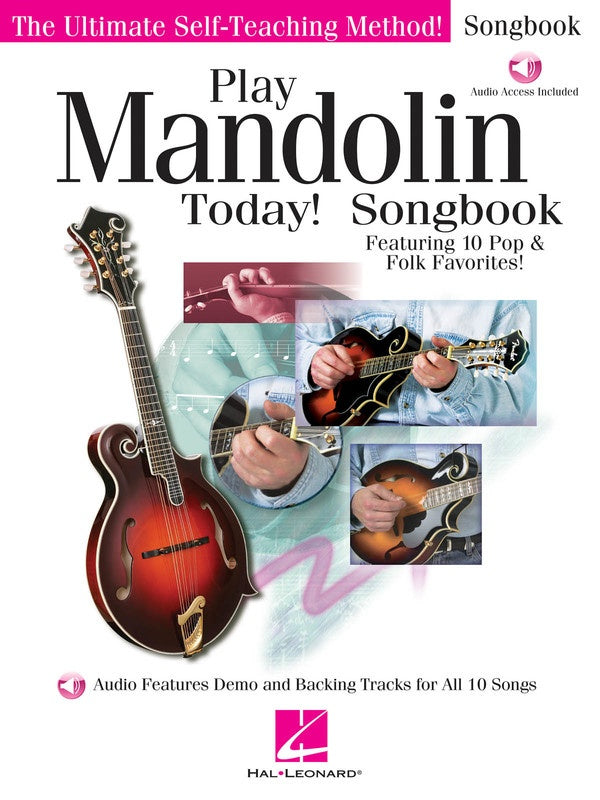 Play Mandolin Today! Songbook -  Audio Access included