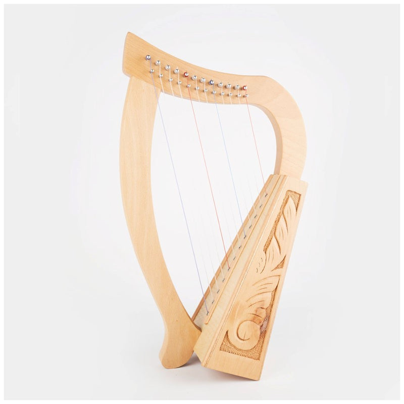 Diatonic Celtic Baby Harp, 12 String with Bag