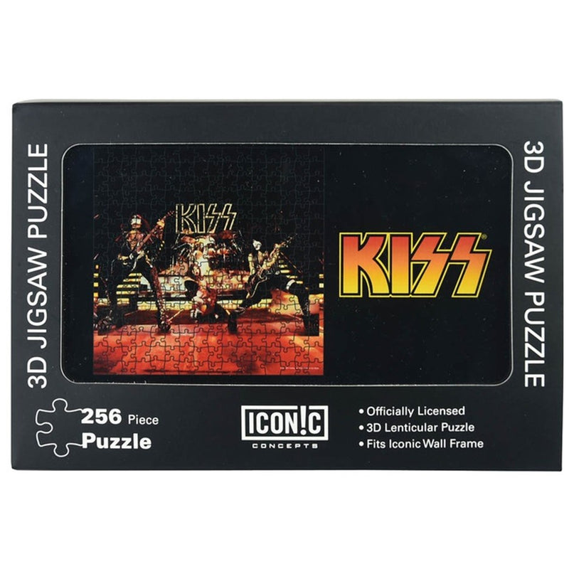 Kiss 1977 Live Performance - 256 Piece 3D Puzzle