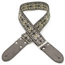 DSL JAC20-GOK Jacquard Weaving Guitar Strap 2"
