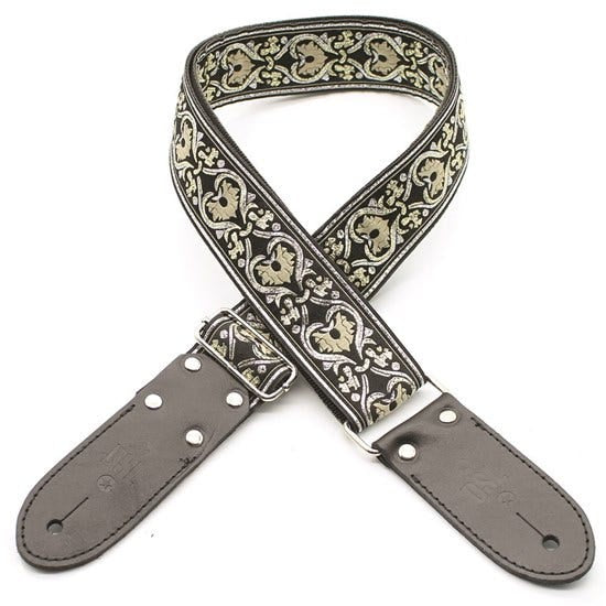 DSL JAC20-GOK Jacquard Weaving Guitar Strap 2"