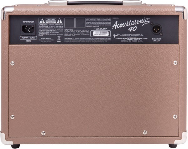 Fender Acoustasonic 40 - 40 Watt Acoustic Guitar / Vocal Amplifier