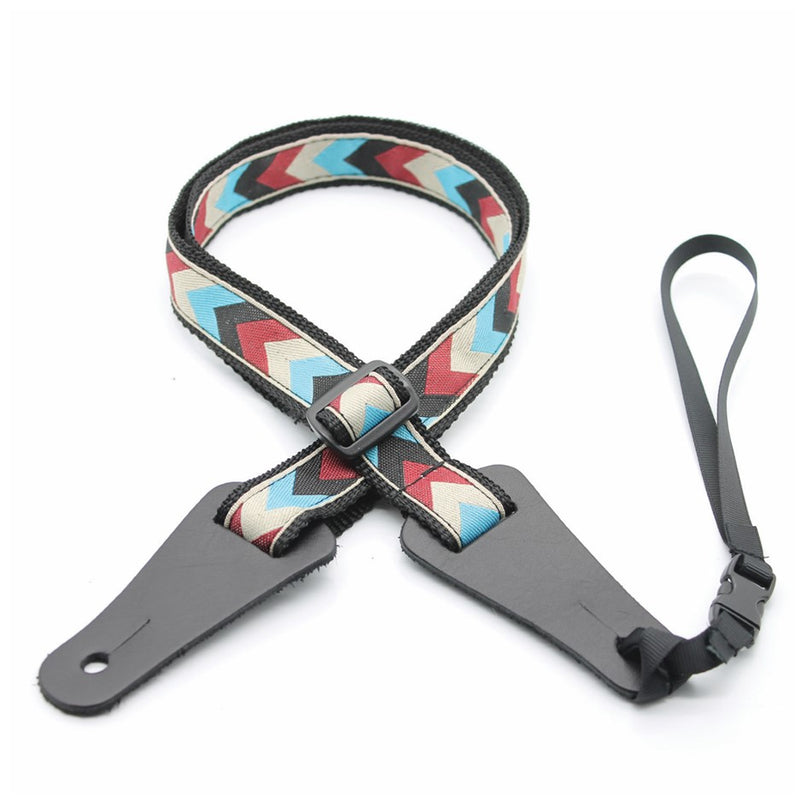 DSL - 25UKPOLY - Ukulele Strap - Tri-Colour Arrow