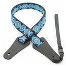 DSL 25UKPOLY Ukulele Strap - Blue Eye