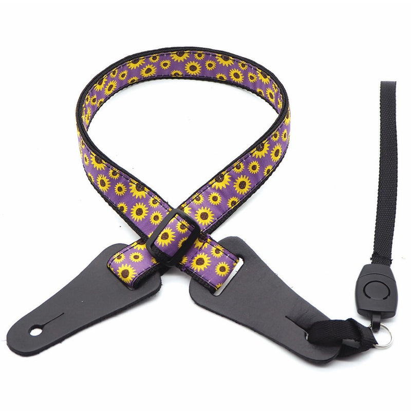 DSL - 25UKPOLY - Ukulele Strap - Sunflower