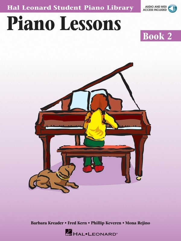 Piano Lessons - Book 2 Audio and MIDI Access Included