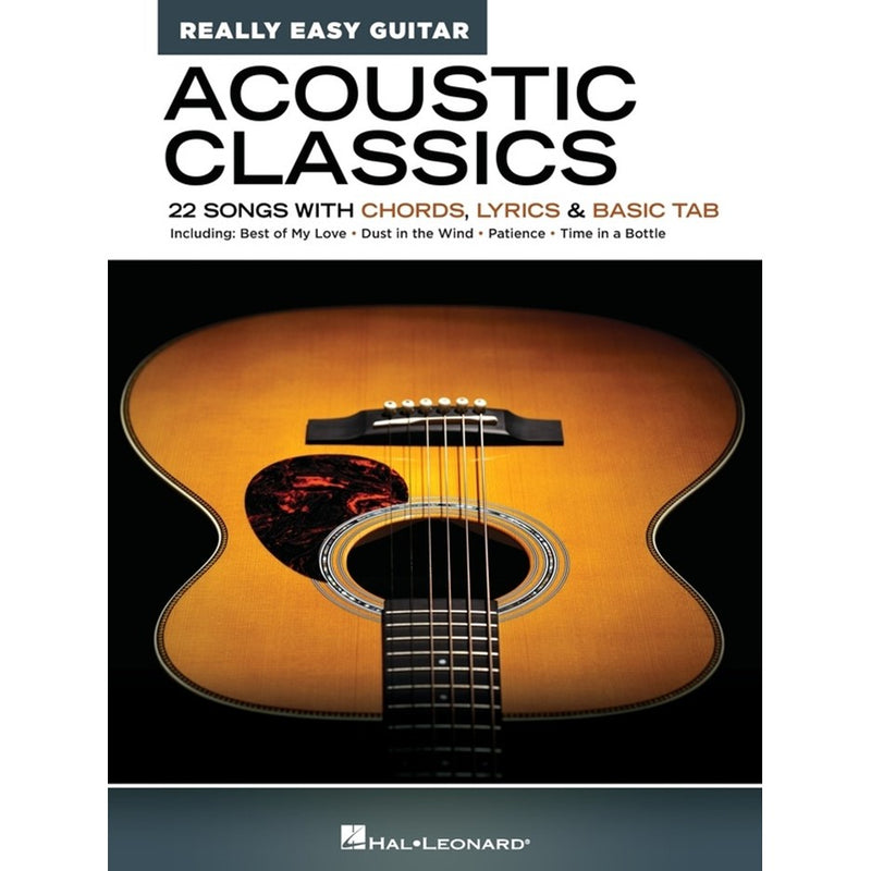 Acoustic Classics - Really Easy Guitar - 22 Songs with Chords, Lyrics & Basic Tab