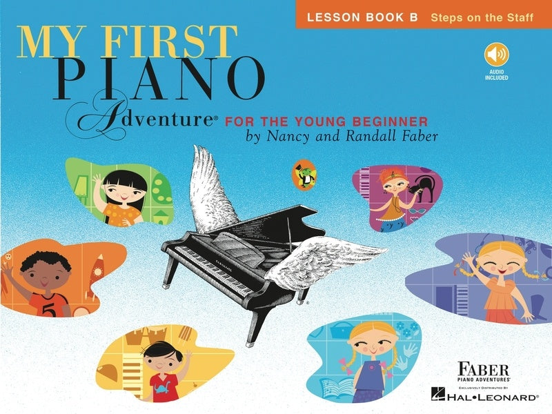 My First Piano Adventure Steps on the Staff - Lesson Book B
