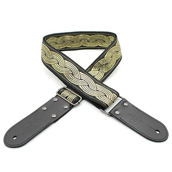 DSL JAC20-PLAT-GOLD Jacquard Weaving Guitar Strap