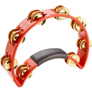 Rhythm Tech RT1031 Tambourine w/ Brass Jingles Red