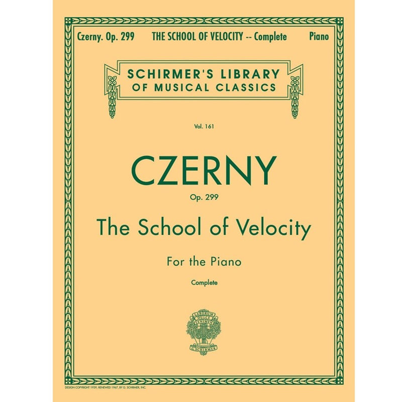 Czerny The School of Velocity Op. 299 Complete - Piano