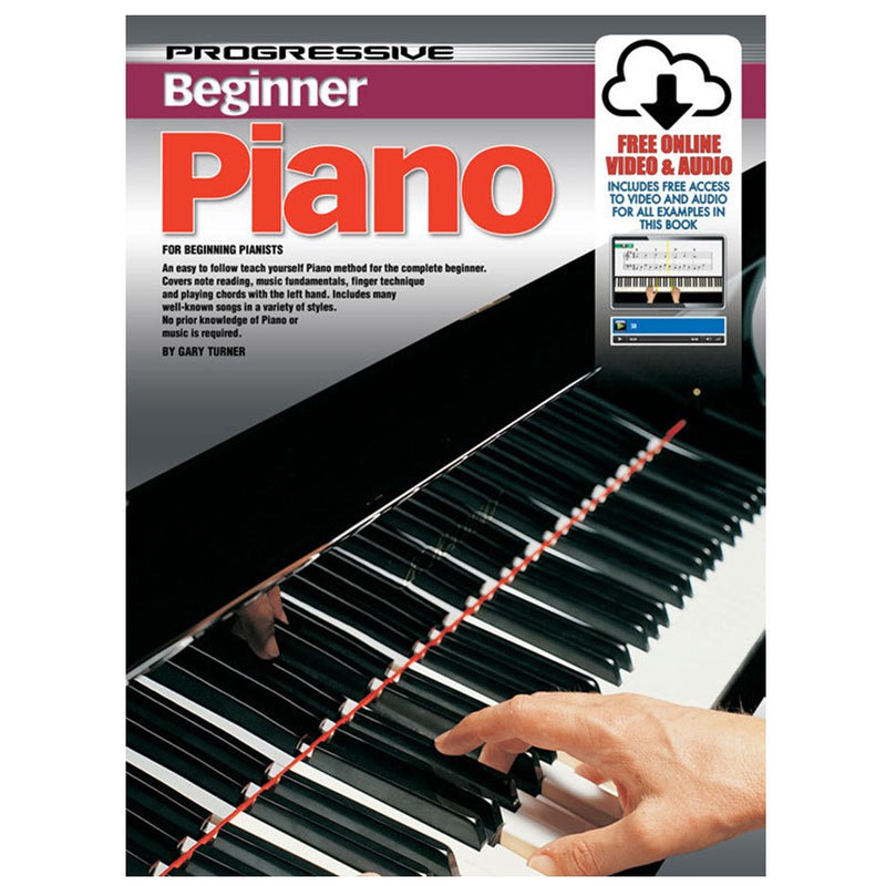 Progressive Beginner Piano w/ Audio Download