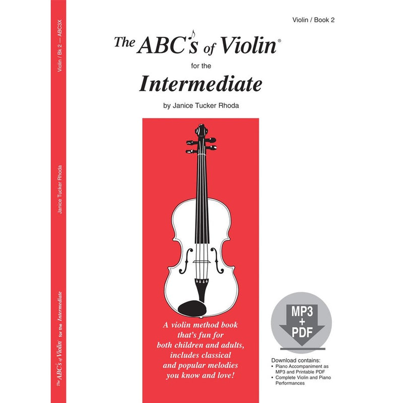 The ABC's of Violin for the Intermediate - Book 2 Book + CD