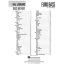 Hal Leonard Funk Bass Method w/ Online Access