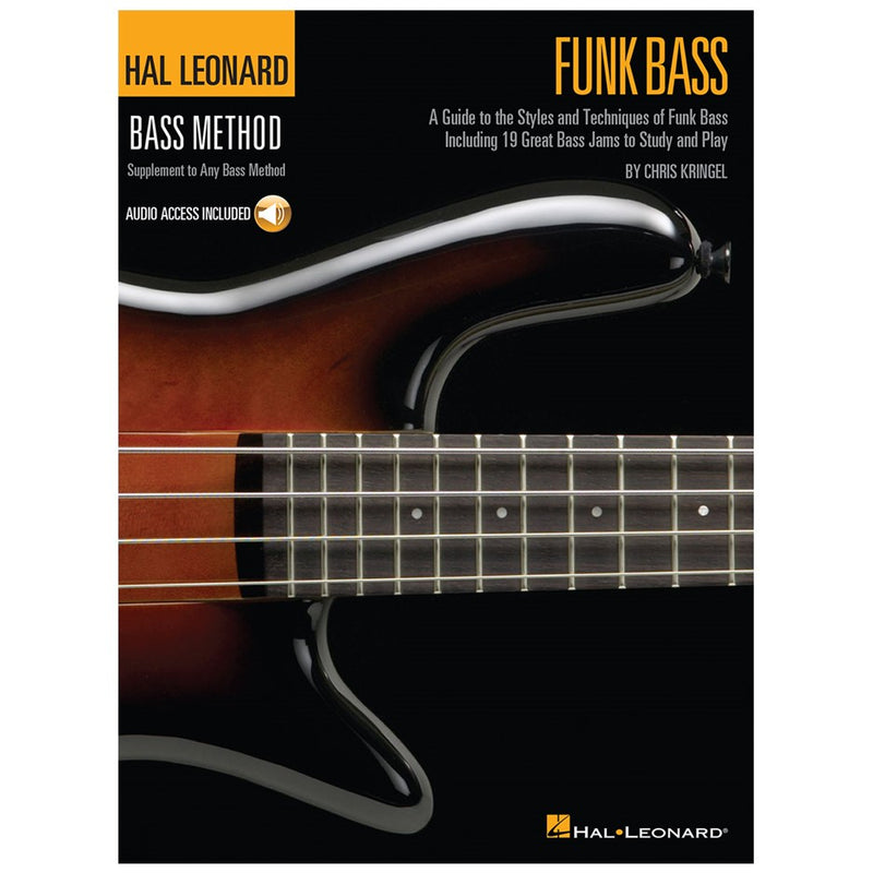 Hal Leonard Funk Bass Method w/ Online Access