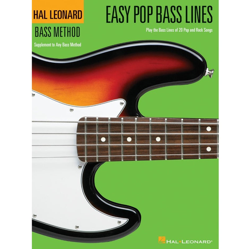 Hal Leonard Easy Pop Bass Lines - Book Only