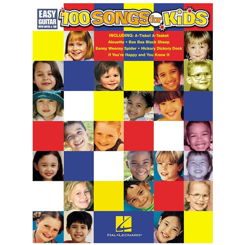 100 Songs for Kids - Easy Guitar with Notes & Tab