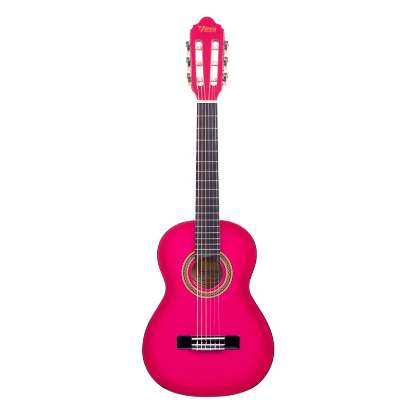 Valencia VC101PKS Classical Guitar 1/4 Size - Pink