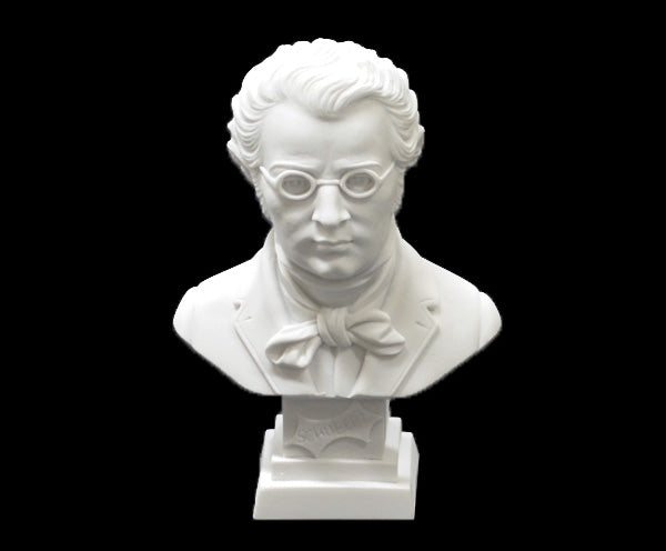 Bust 11cm Crushed Marble - Schubert