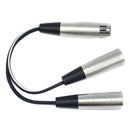 Leem CYC-07 Female XLR to 2 x Male XLR